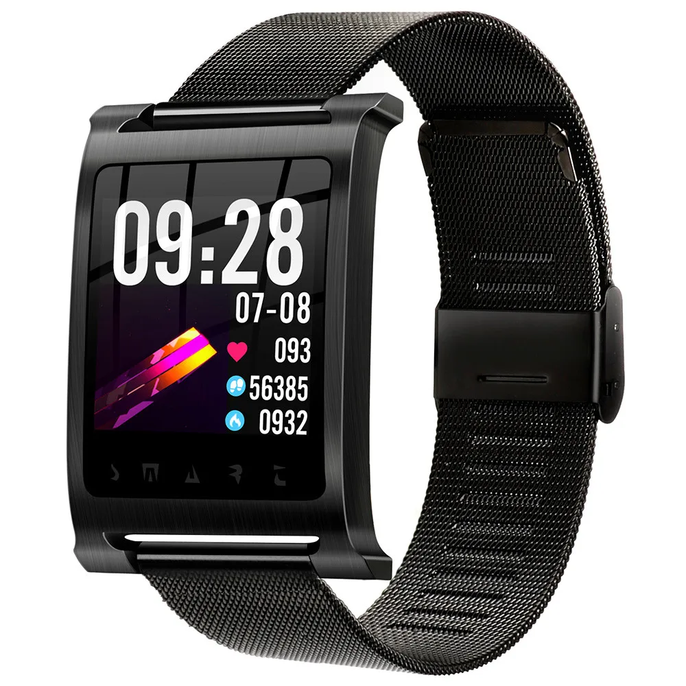 

CACGO K6 Bluetooth Smart Watch Men Smart Bracelet 1.3 inch Nordic N52832 IP68 Waterproof Heart Rate Monitor SmartWatch for Phone