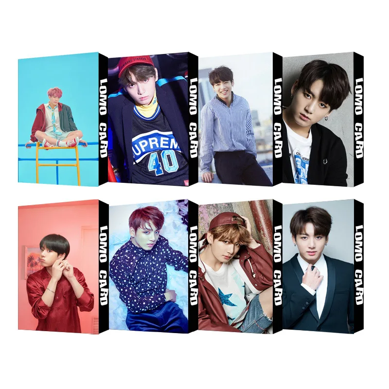 [MYKPOP] NEW1 JUNGKOOK ЛОМО карта 30 шт./компл. KPOP вентиляторы коллекция SA19041316|Игровые