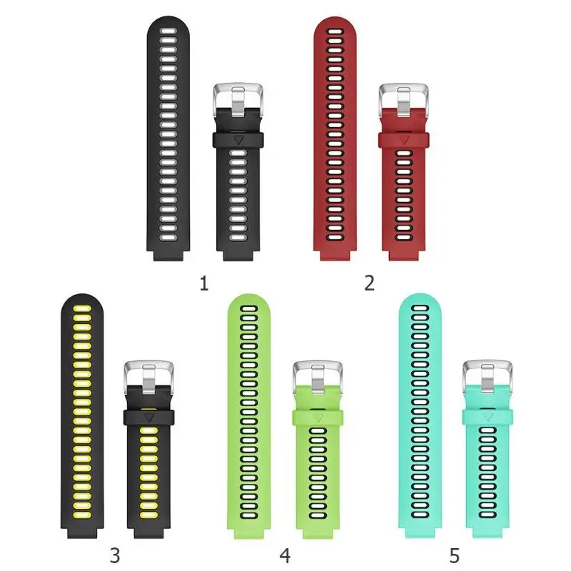 Ремешок силиконовый для смарт часов Garmin Forerunner 735XT 220 230 235 620 630|Смарт-аксессуары| |