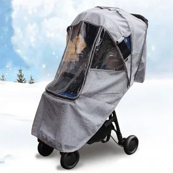 

Universal Warm Waterproof Snow Wind Rain Cover Baby Stroller Accessories Dust Shield Compatible For Babyzen YOYO and others