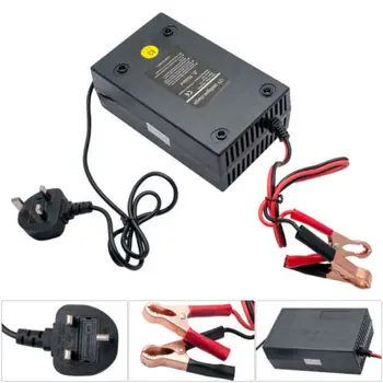 

UK Plug 20AMP 12V Heavy Duty Vehicle Battery Charger Car Van Compact Portable Electric