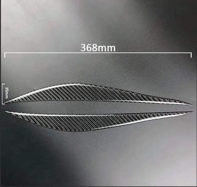 1 пара карбоновых фар Брови реснички на фары стикер отделка аксессуары подходят для BMW 3 серии 320i 328i 325i F30 2013