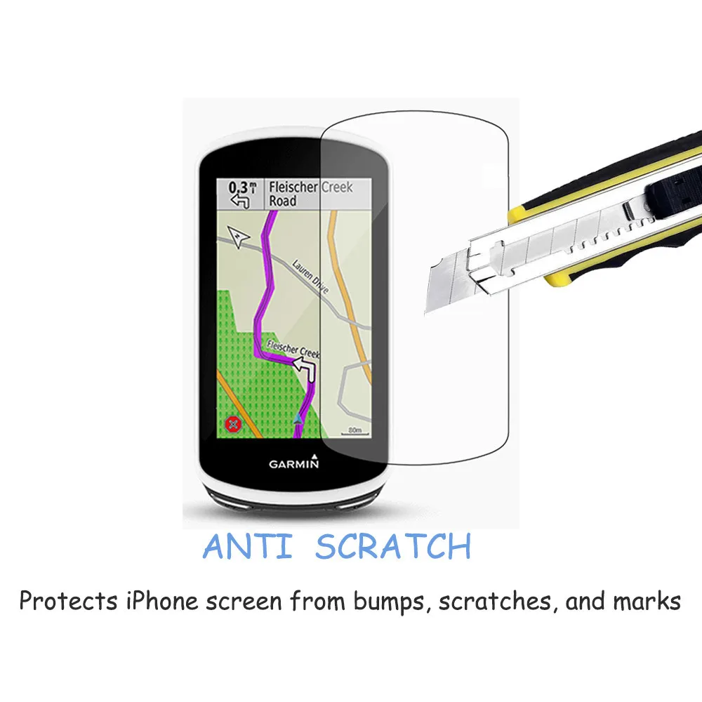 Для Garmin Edge 520 820 1000 1030 0,3 мм 2.5D 9H защита экрана из закаленного стекла ультратонкая прозрачная защитная пленка