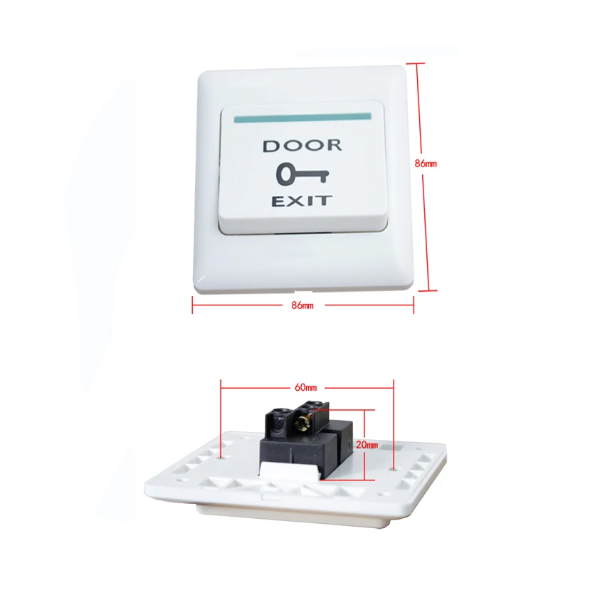 

For Door Entry Systems Golden Door Exit Push Button Door Release Open Switch For Access Control Cheap Single Door Access Button