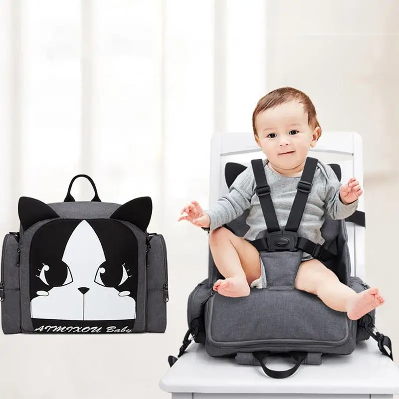 

Mummy Bag Multi-functional Large Capacity Outdoor Children's Dining Chair Bag Backpack