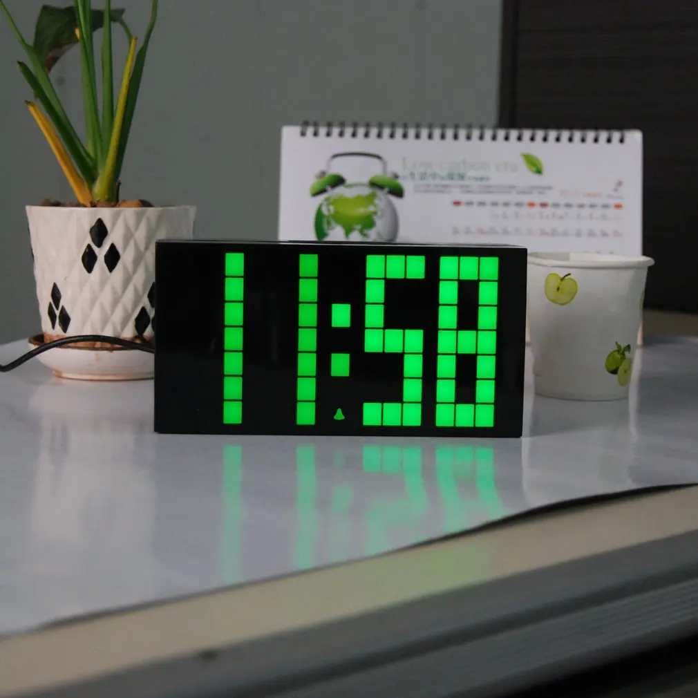 

Led Alarm Clock Digital Electronic Desk Clock Display Temperature Table Clocks Alarm Electronic Clock