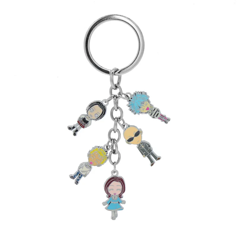 

Anime Oosaki Nana Takagi Yasushi keychain Reira Serizawa Ichinose Takumi cute funny 3 pendant metal key chains Llaveros gifts