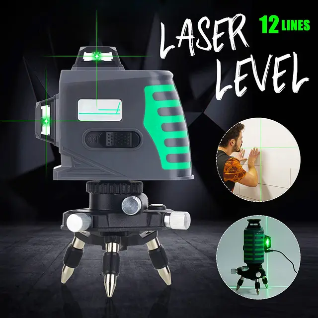 Cheap Laser Level 12 lines 3D Self-Leveling 360 Horizontal And Vertical Super Powerful Laser level green Beam laser lever Cheap Laser Level 12 lines 3D Self-Leveling 360 Horizontal And Vertical Super Powerful Laser level green Beam laser lever