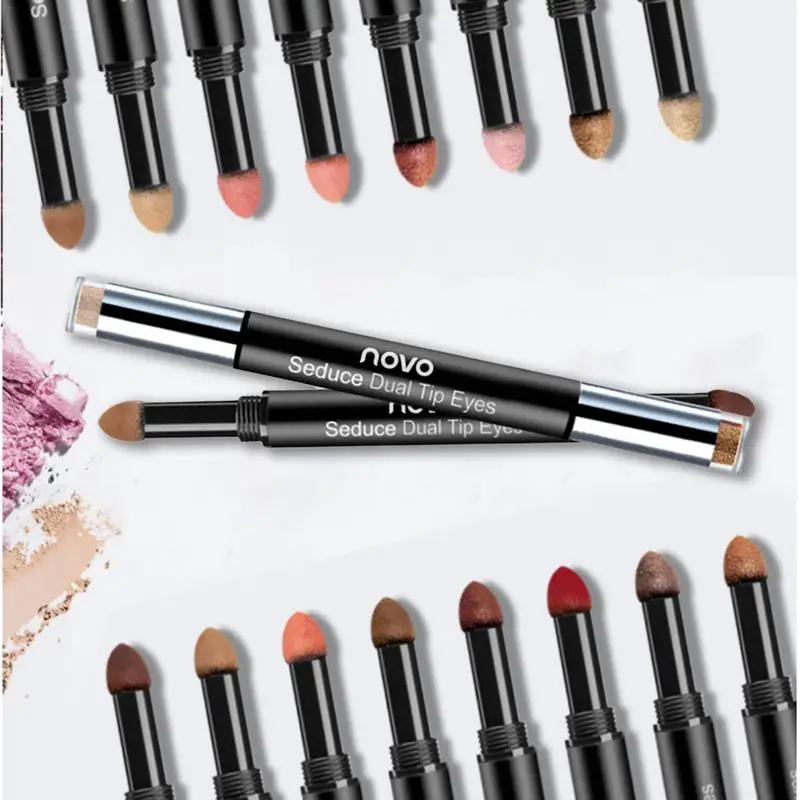Eye Shadow Stick Double-headed Silkworm Pen Pearlescent Matte Eye Shadow Glitter Waterproof And Lasting Makeup Cosmetic Eye Make Eye Shadow Stick Double-headed Silkworm Pen Pearlescent Matte Eye Shadow Glitter Waterproof And Lasting Makeup Cosmetic Eye Make