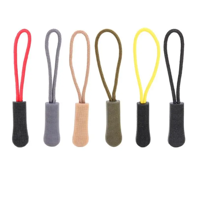 

10pcs/pack Zipper Puller Anti Slip End Fit Rope Tag Fixer Zip Cord Tab Clip