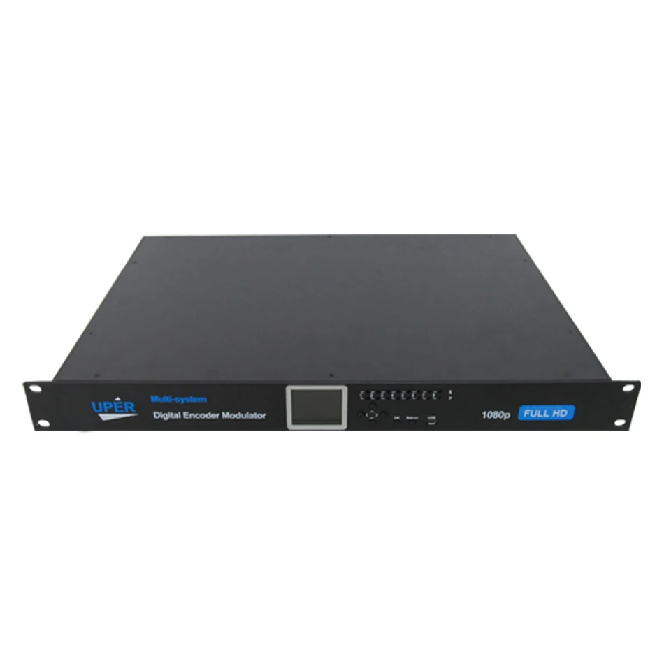 1U стойка 4 канальный HDMI для DVB T HD цифровой ТВ кодировщик модулятор маршрута 1080P RF