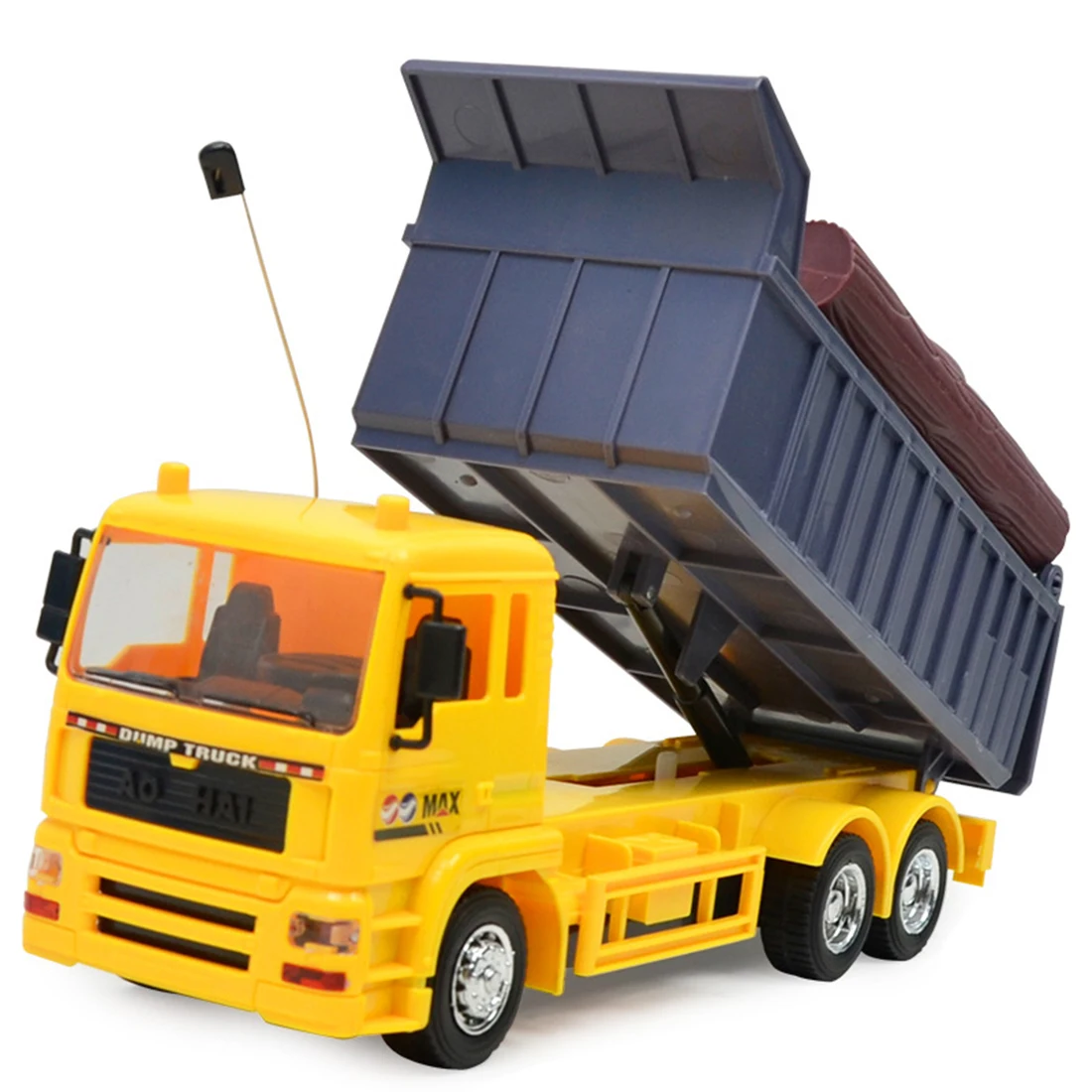 

Rowsfire 1:24 8 Channel Rc Trucks Engineering Car Model Transport Cart Dumper Construction Vehicle With Light Music Toys