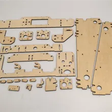 DIY Anet A8/Hesine M505/Tronxy 3d принтер клон Рамка комплект лазерная резка 6 мм фанерная пластина