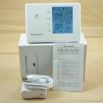 

Original air ae steward PM2.5 Portable Smart Air Quality Detector With OLED Display desktop gas leak device