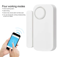 Главная Дверь окна Охранная сигнализация магнитный датчик умный wifi приложение управление защита от взлома предупреждение горячая распродажа