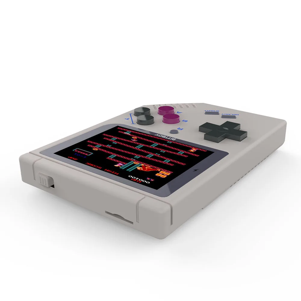 Video Game Console New BittBoy - Version3.5 - Retro Game Handheld Games Console Player Progress Save/Load MicroSD card External