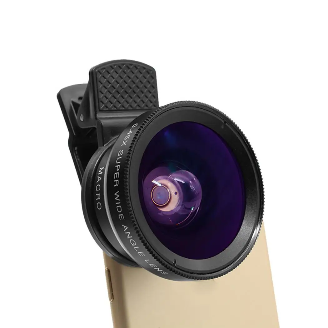 Cell Phone Lens Tensun Phone Camera Lens Kit 0.5X Super