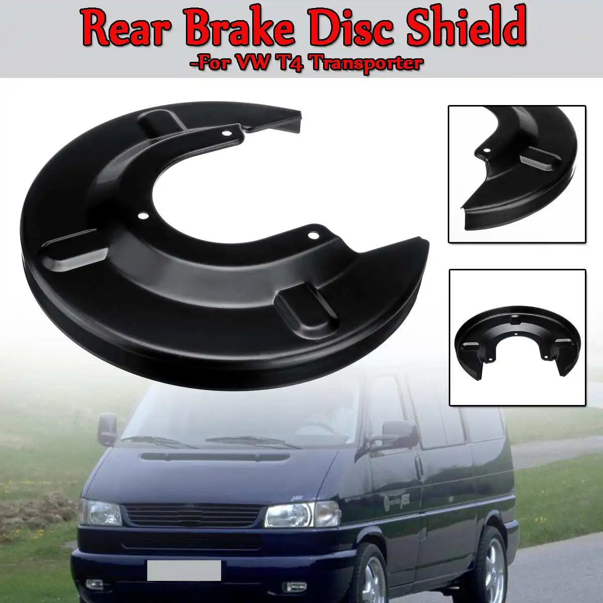 

New Universal Rear Brake Disc Shield Shell Fits For VW T4 Transporter 7D1615611 Plastic Brake System