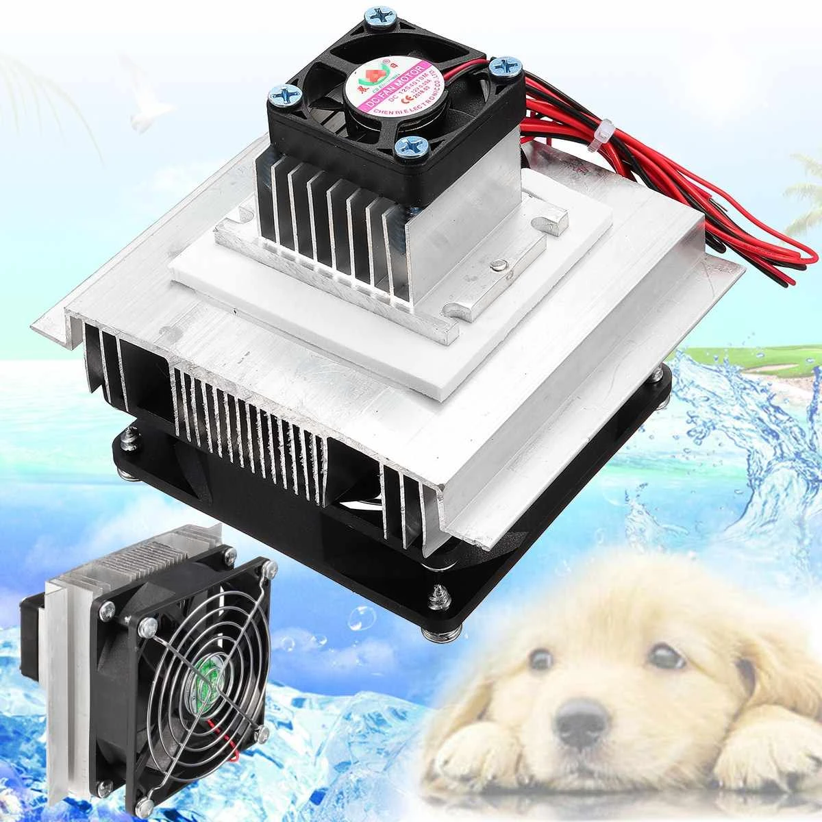 Dc 12v 60w Fridge Refrigerator Refrigeration Fast Cooling System Diy Kit Mini Air Conditioner Home Appliance Refrigerator Part Refrigerator Parts Aliexpress