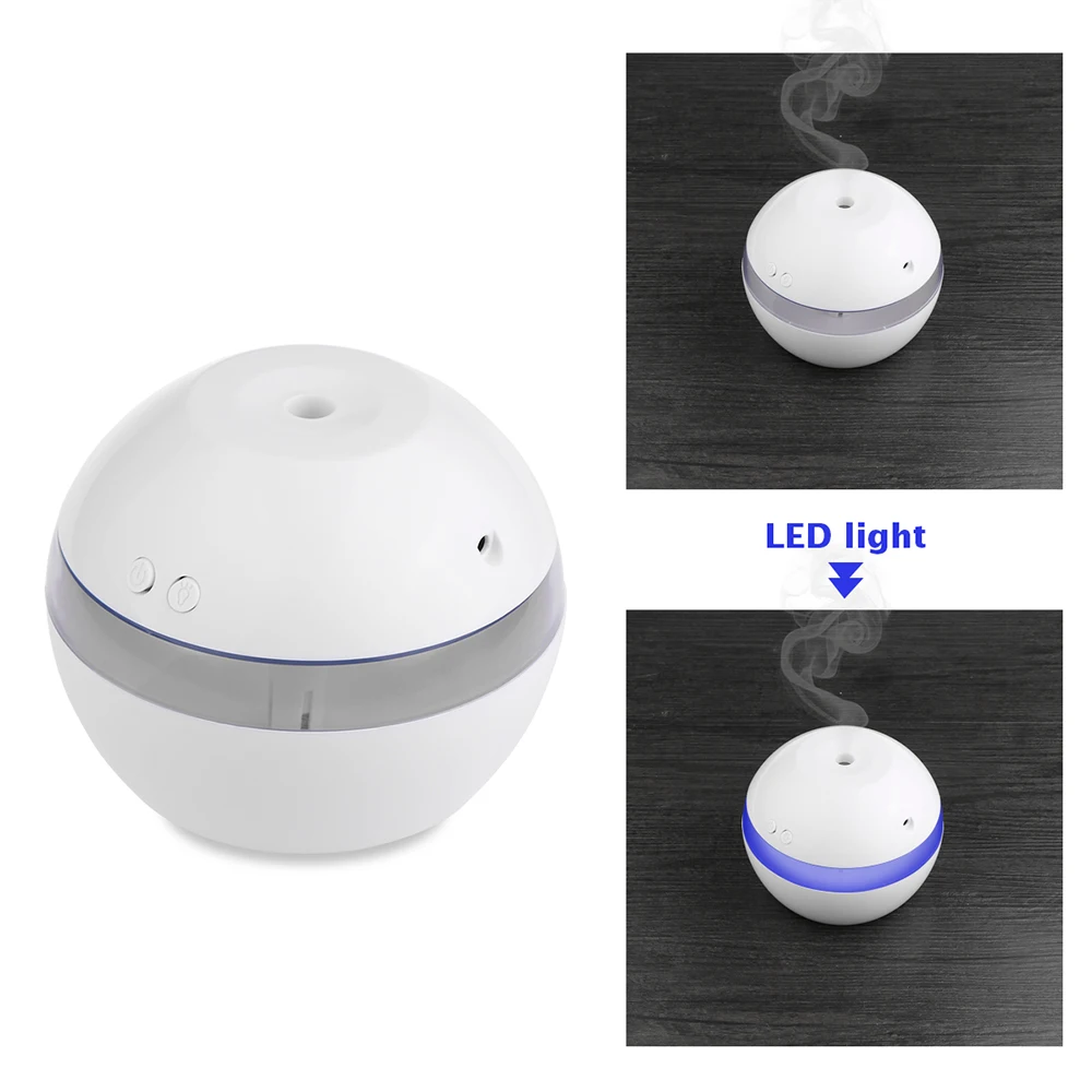 

USB Humidifier Air Ultrasonic Mist Maker Air Humidifier Wood Home Essential Oil Aromatherapy Electric Aroma Diffuser 300ML LED