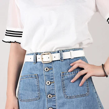 

New Women Lady Vintage Metal Boho Leather Buckle Waist Belt Waistband