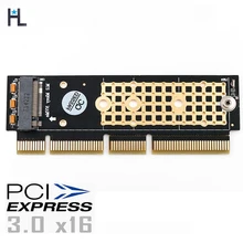 HL M.2 NGFF Накопитель SSD с протоколом NVME к PCI Express 3,0X16/X8/X4 адаптер для 1U/2U сервер и низкий профиль ПК