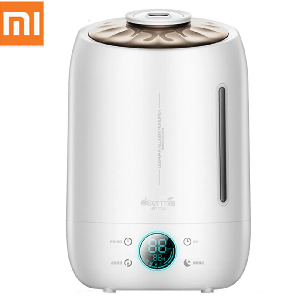 

Xiaomi Deerma Ultrasonic Air Humidifier 5L Quiet Aroma Mist Maker LED Touch Screen Timing Function Home Water Diffuser DEM-F500