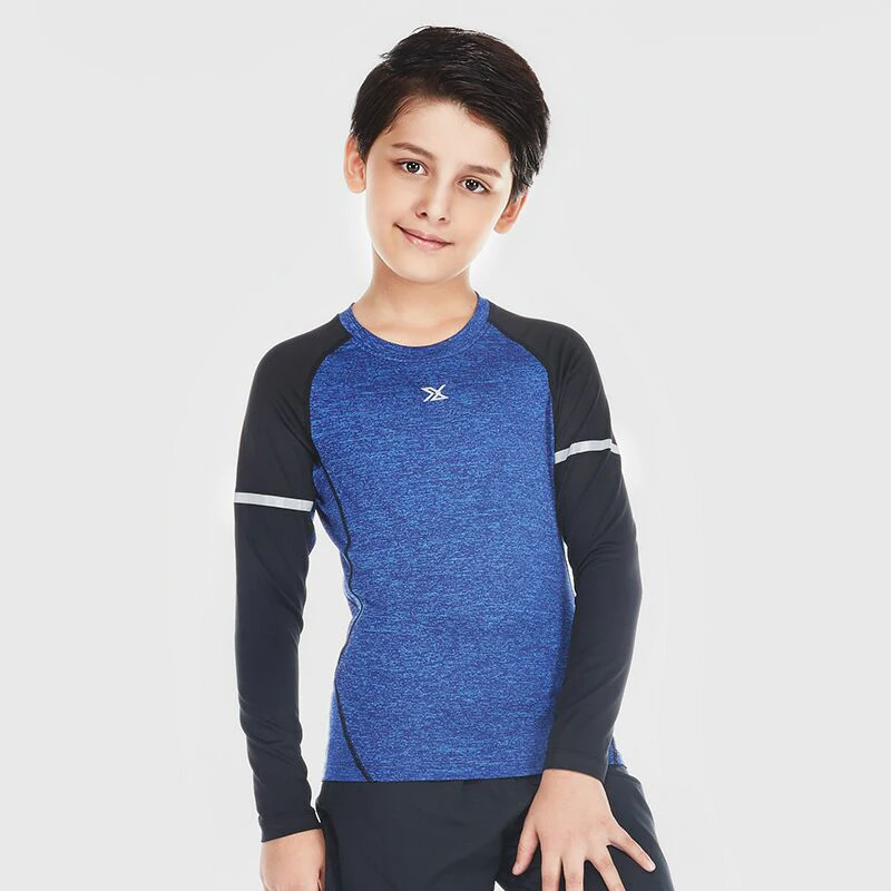 

Willarde Boy's Quick Dry Compression Shirts Running Basketball Football Sportswear Kids Outdoor Training Sports Clothes Tops
