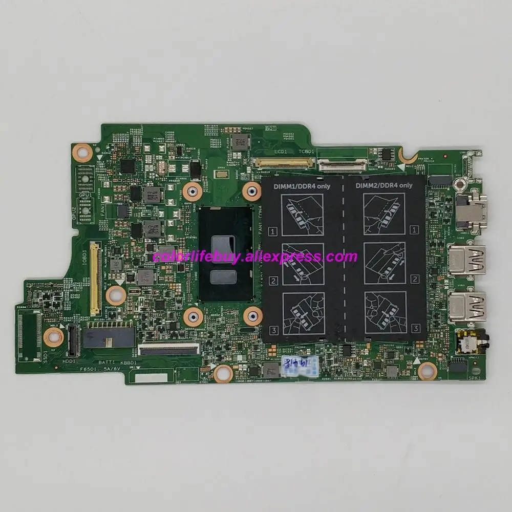 

Genuine N7K0H 0N7K0H CN-0N7K0H w 4415U CPU DDR4 Laptop Motherboard Mainboard for Dell Inspiron 13 5368 Notebook PC