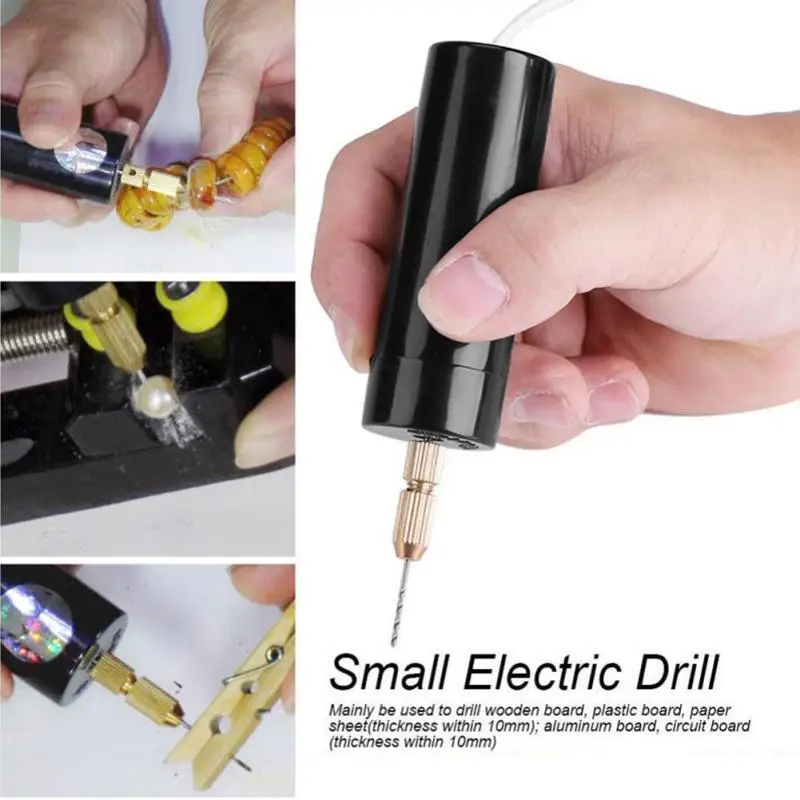 

5v Hand Motor Hole Exquisite Electric Durable Mini Drill USB Plastic Saw