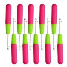 40 шт./лот пластиковые маркеры для вязания на спицах крючком крюковые иглы для крупное плетение волос и, на крючках, косички для средство для наращивания волос