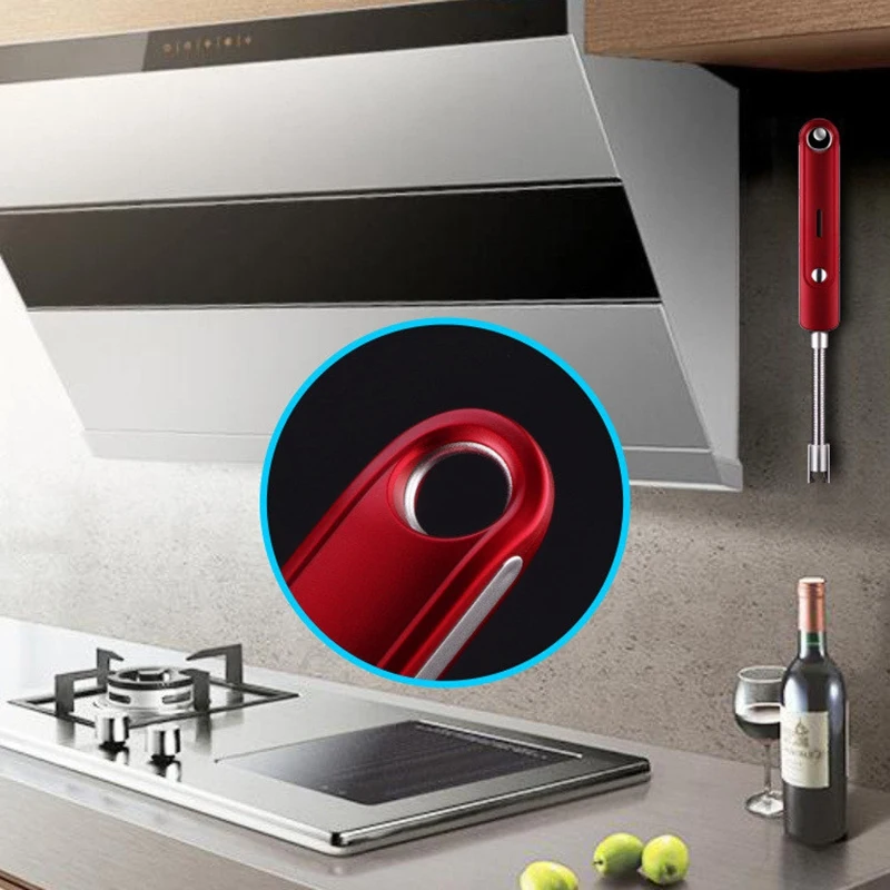 Botique-360 градусов Usb для Плазменно-дуговой зажигалки гибкая электрическая зажигалка с подключением к Usb металлическая ветрозащитная Зажигалка для барбекю кухни