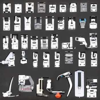 

42pcs Multifunctional Sewing Machine Presser Foot Feet for Brother Singer Janome Presser Feet Braiding Blind Sewing Accessories