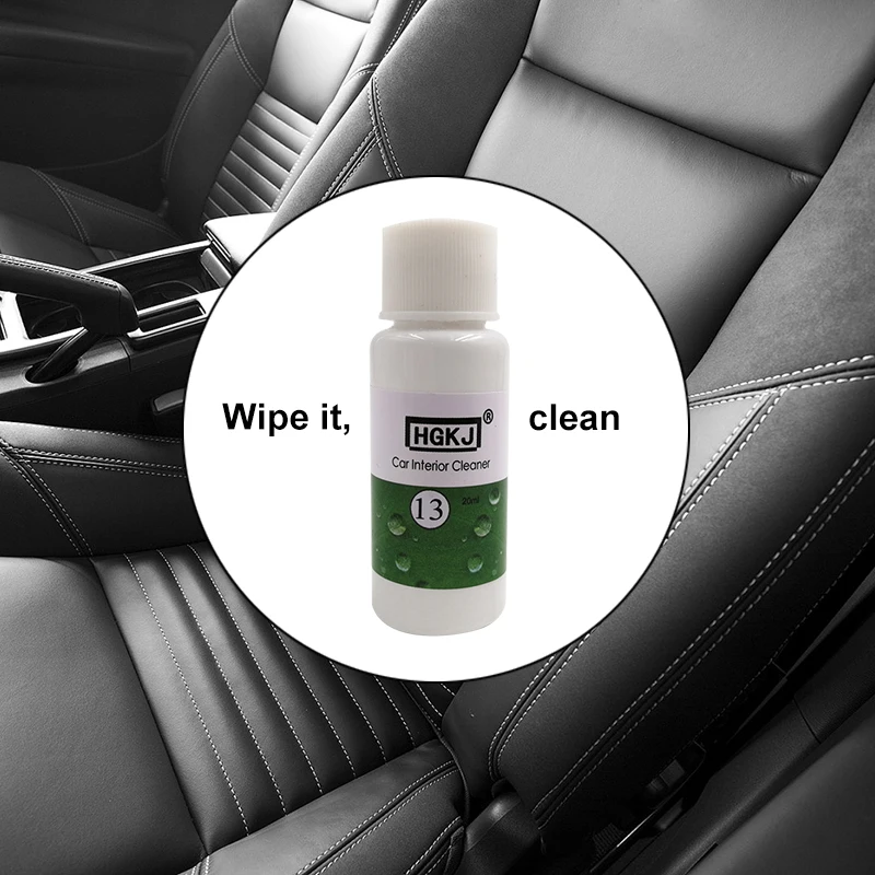 1pc Hgkj 13 20ml Car Interiors Cleaner Dropshipping High Concentrated Auto Seat Plastic Foam Cleaning Agent Tslm1