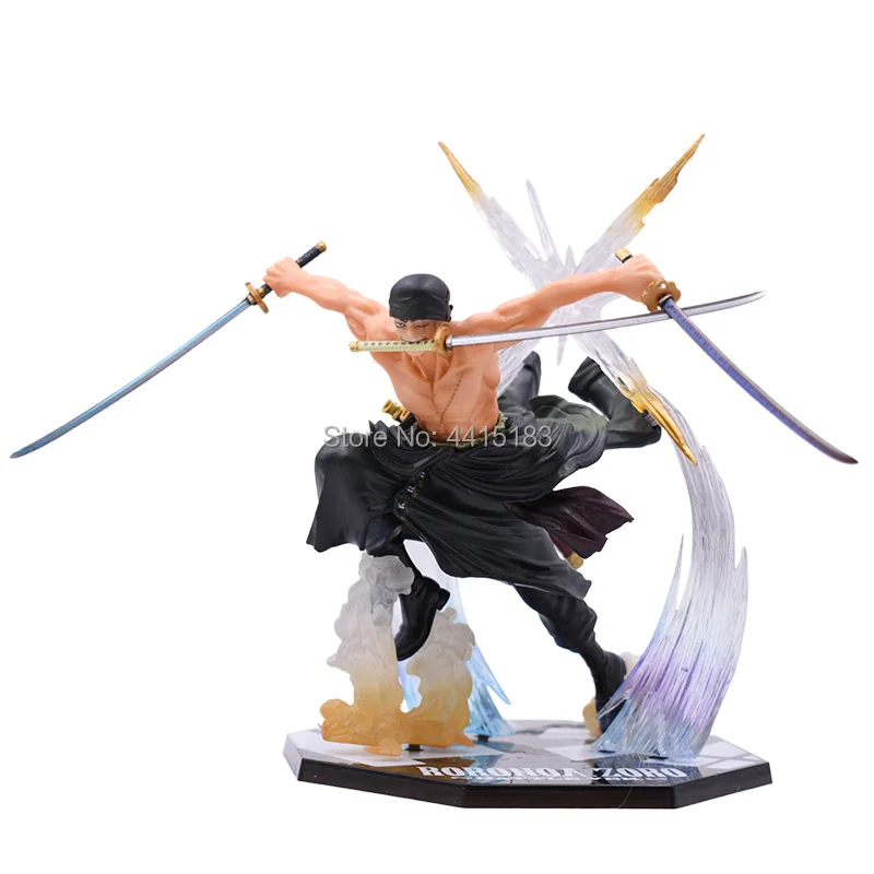 17 cm Anime One Piece Battle Ver Roronoa Zoro PVC Action Figure Doll Collectible Model Toy Christmas Gift