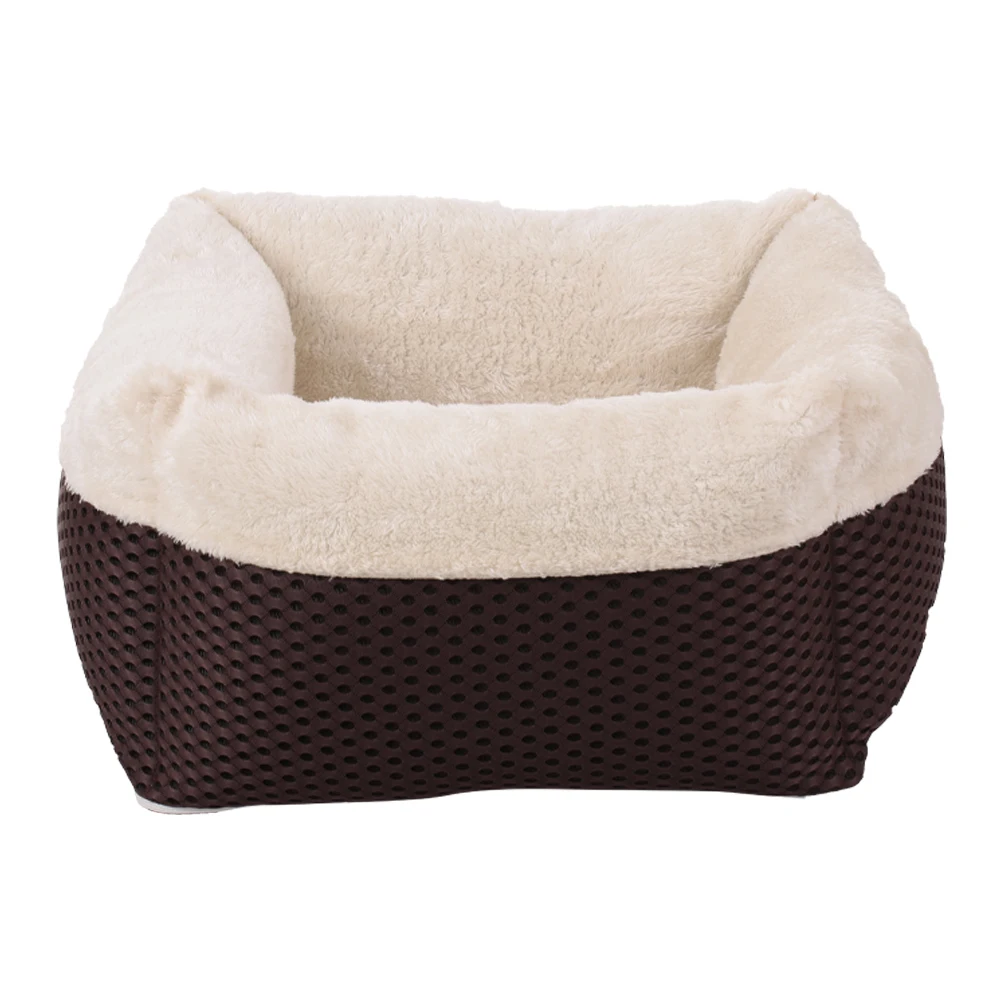 Съемная уютная собака кровать, пригодная для стирки кровать для домашних животных, софа Pet коврики прямоугольник крышка для формы Теплый Хлопок Щенок для собак кошка