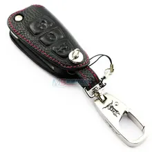 Чехол из натуральной кожи для ключей для автомобиля, защитный чехол для FORD Focus MONDEO MAVERICK Kuga для Fiesta Ecosport, автомобильные аксессуары