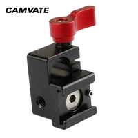 camvate dslr נעליים הקרה CAMVATE רוד קלאמפ מתאם עבור Rig DSLR 15mm וידאו אור C0996 אביזרים הצילום במצלמה (3)