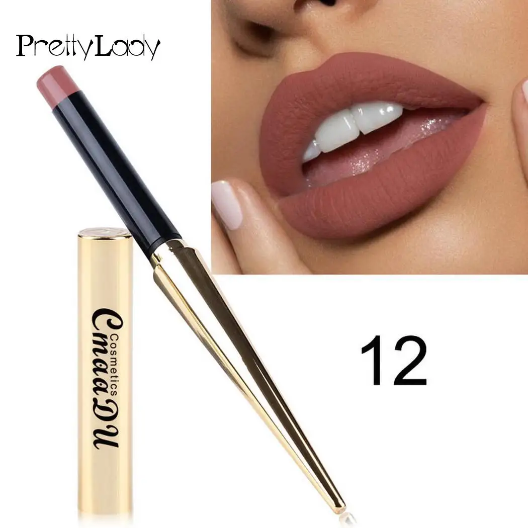 

Matte Sexy Nonstick Cup Long Lasting Waterproof Makeup Lipstick durable makeup beauty