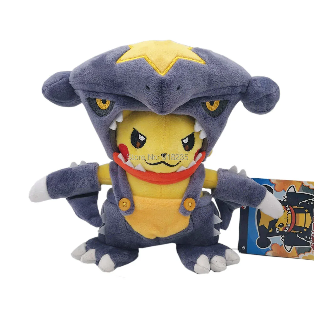 10/лот 7 видов стилей Ampharos Garchomp Hydreigon Charizard Maniac Tyranitar снорлакс Пикачу 7-" 18-20 см плюшевая кукла мягкая игрушка