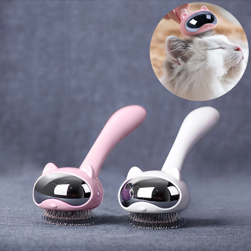 

Cat Brush Grooming Dog Comb Kitty Hair Remover Deshedding Cleaning Massage Tools for Cats Kitten Puppy Small Medium Large Dogs