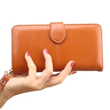 Vintage Leather Women Long Wallets Ladies Fashion Wallet Coin 3fold Purse Female Coin Pocket Card Holder Wallet Purses Money Bag Vintage Leather Women Long Wallets Ladies Fashion Wallet Coin 3fold Purse Female Coin Pocket Card Holder Wallet Purses Money Bag