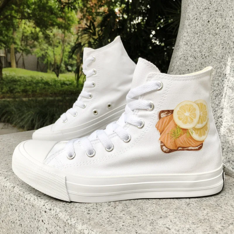 Street Time Small Delicious Food Three Goldfish Border Of Board Shoes Lovers-MLZ