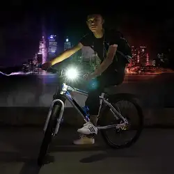 Велосипед USB зарядка светодиодный ночник бег фонарик предупреждающий сигнал огни светящийся браслет Armlet Спорт на открытом воздухе