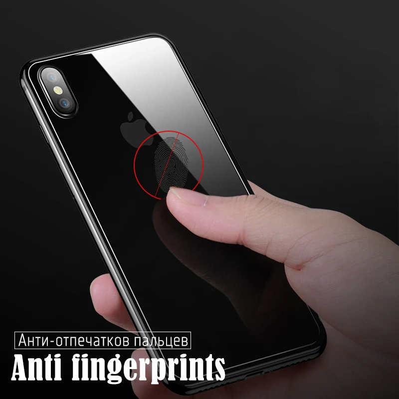 8D Передняя и задняя 2 шт закаленное стекло для iPhone X Xs Max 9H защита экрана на XR