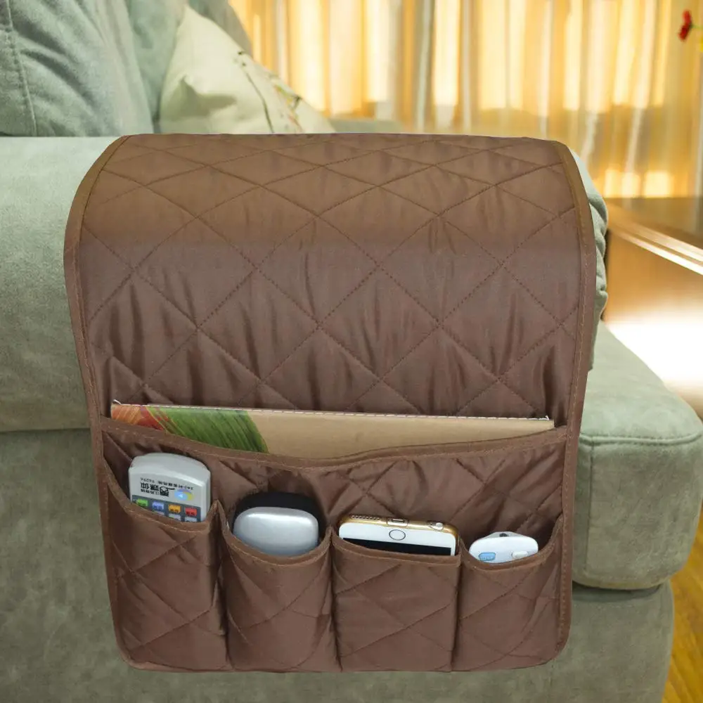 تعزيز! 5 جيوب التحكم عن بعد حامل ، مجلة رف ، الفضاء التوقف المنظم ، كاسية أريكة ، الأريكة ، كرسي مسند ذراع