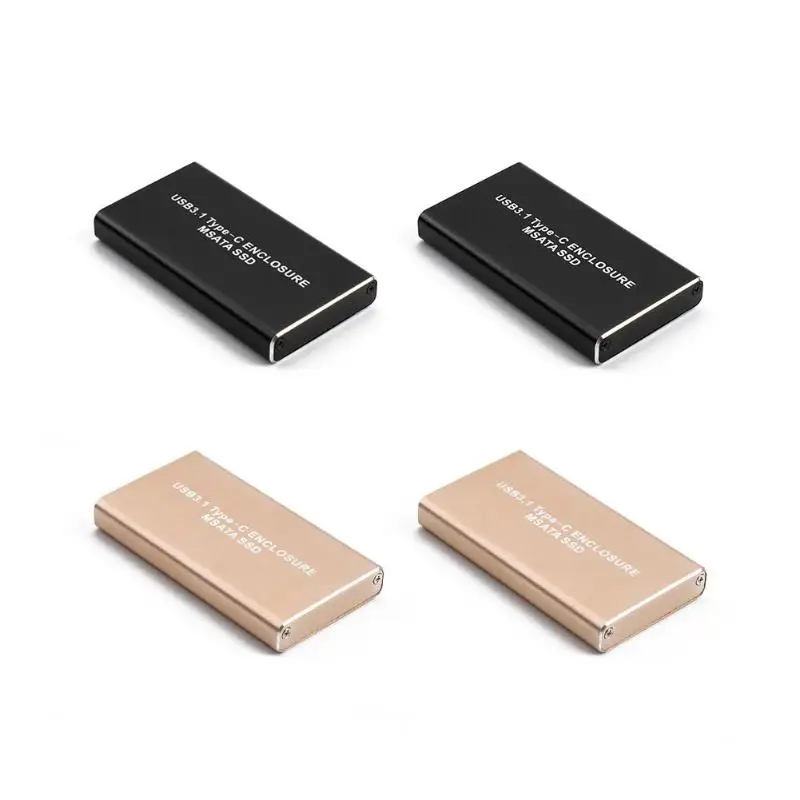 

Portable ssd hard disk Zinc Alloy Case USB3.1 Type-C to mSATA High Speed 320MB/S Hard Drive SSD Hard Disk for Laptop/Desktop PC