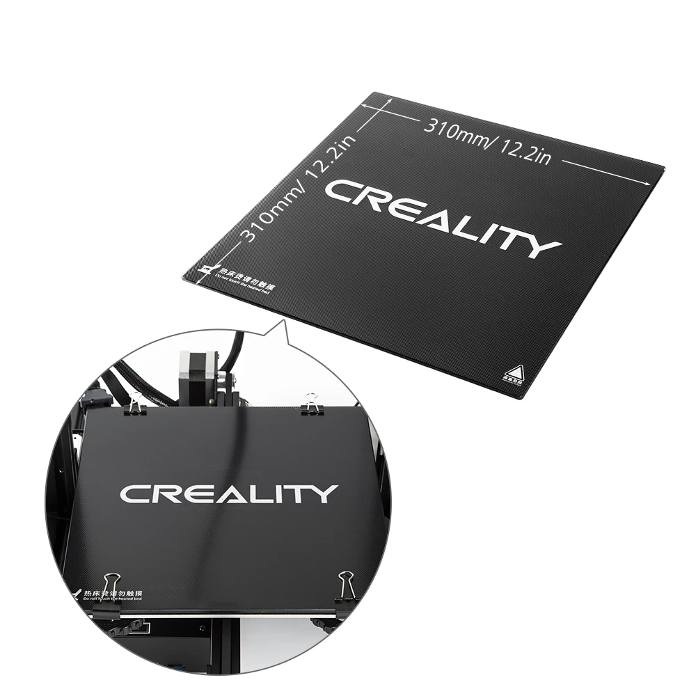 Creality 3D CR 10/CR 10S Ultrabase стеклянная пластина самоклеящаяся поверхность 310*310 мм