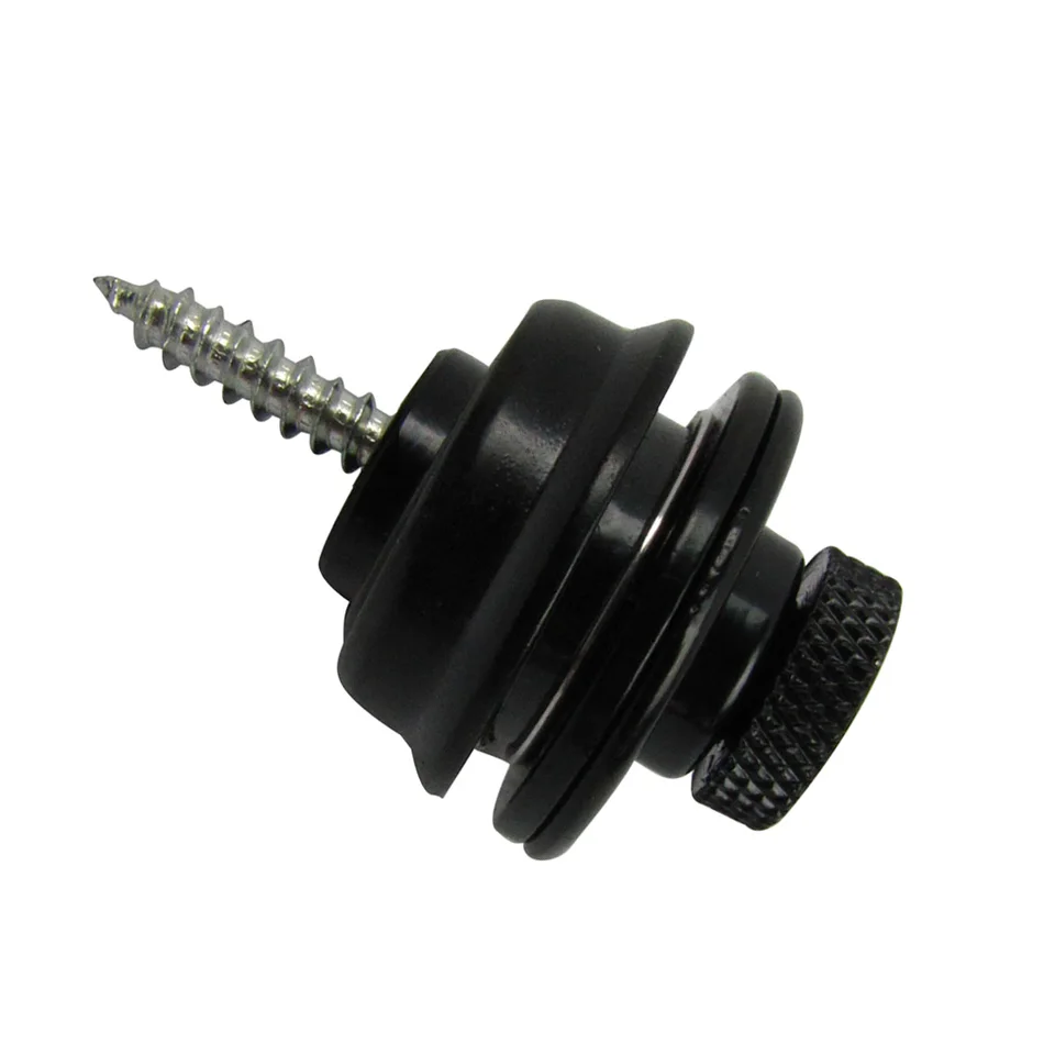 24 Blocchetti Antiscivolo Per Cinghia Chitarra In Silicone – Nero E Rosso, Adatti Per Acustica, Elettrica, Basso E Ukulele