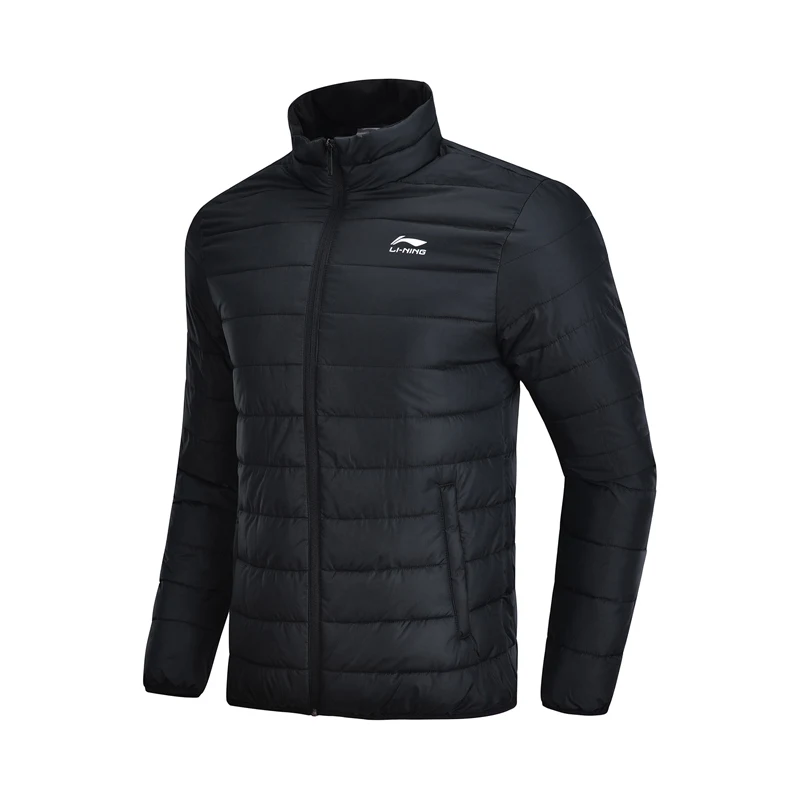 Мужская спортивная стеганая куртка Li Ning зимняя теплая с подкладкой из 100%